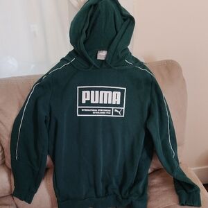 PUMA Dark Green Men's Hoodie